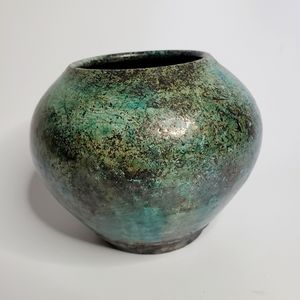 Handmade vintage clay pot vase